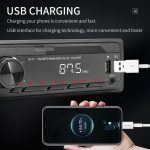 M11T Auto Bluetooth MP3 Player ISO Schnittstelle EQ Soundeffekt Schnellladung Buntes Tastenradio, A3032 – Bild 9