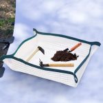 Home Gardening Planting Transparente wasserdichte Mesh-Operations-Bodenmatte, 50x50cm – Bild 4