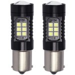 1pair Automotive High-power LED White Light Fog Lamp, 1156