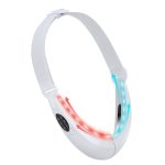 106892 EMS-Mikrostrom-Rot- und Blaulicht-Massage-Facelifting-Instrument, (White), (Pink)