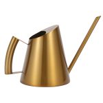 Garten-Gießkanne aus Edelstahl mit langem Auslauf für den Haushalt, 400ML, 900ML, 1500ML
