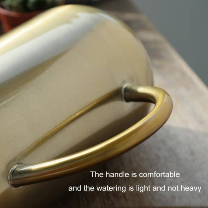 1500ML Haushalt Gartenarbeit Edelstahl Lange Auslauf Erhöhung Gießkanne, Matt Black, Bronze, Ancient Gold, Steel Color – Bild 5