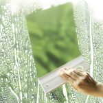 Badezimmerspiegel-Glas-Silikon-Wischer-Reinigungswerkzeuge, White, Grey