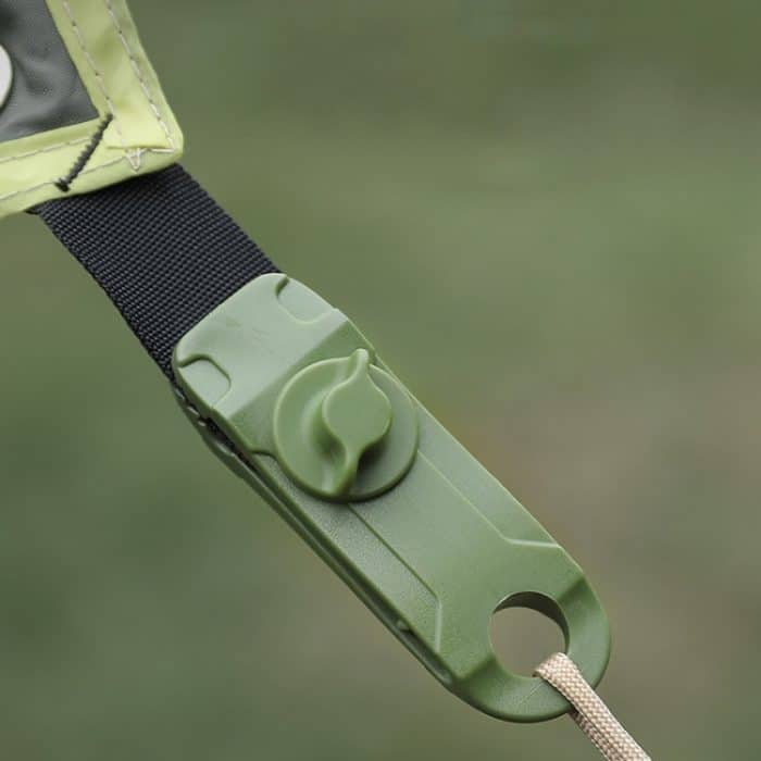 10 Stück Zelt zusätzliche Zugpunkt Shark Clips Outdoor Camping Baldachin winddichte Clip, 1PC (Mud-color), 1PC (Dark Green) – Bild 2