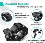 100dB Aluminiumlegierung Mini Fahrradklingel Fahrradhupe für 22-24mm Lenker, 100dB – Bild 4