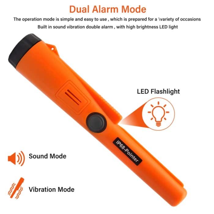 IP68-Pointer Handheld-Metalldetektor 3M wasserdichter Positionierungsstab – Bild 4