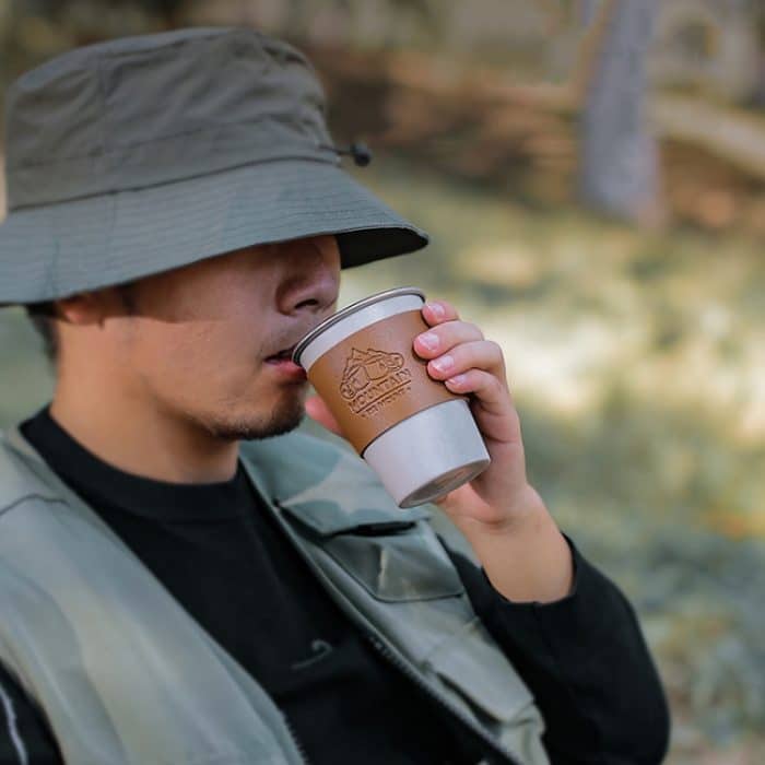 10 Stück Außen-Edelstahl-Becher, Verbrühungsschutz, Hochtemperatur-Wärmeisolationshülse – Bild 5