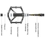 PROMEND PD-M29 1 Paar DU Lager Pedal Aluminium Mountain Car Peilin Reitfußpedal, PD-M29 – Bild 4