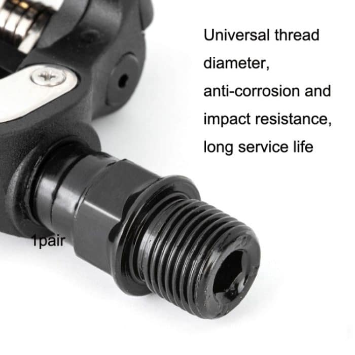 PROMEND PD-R95P 1 Paar Pedalweg-Straßenfahrrad-Selbstsperre mit Sperrfolie, Nylon-Schloss, leichte Menge Fußpedal, PD-R95P – Bild 4