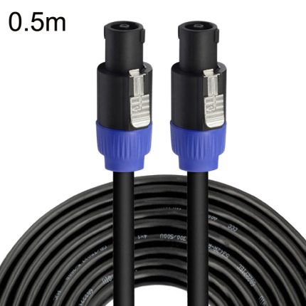Stecker auf Stecker, vieradriges Ohm-Kabel, Audiokabel, Ring-Bühnenlautsprecherkabel, 0.5m, 1m, 1.5m, 3m, 5m, 10m, 15m