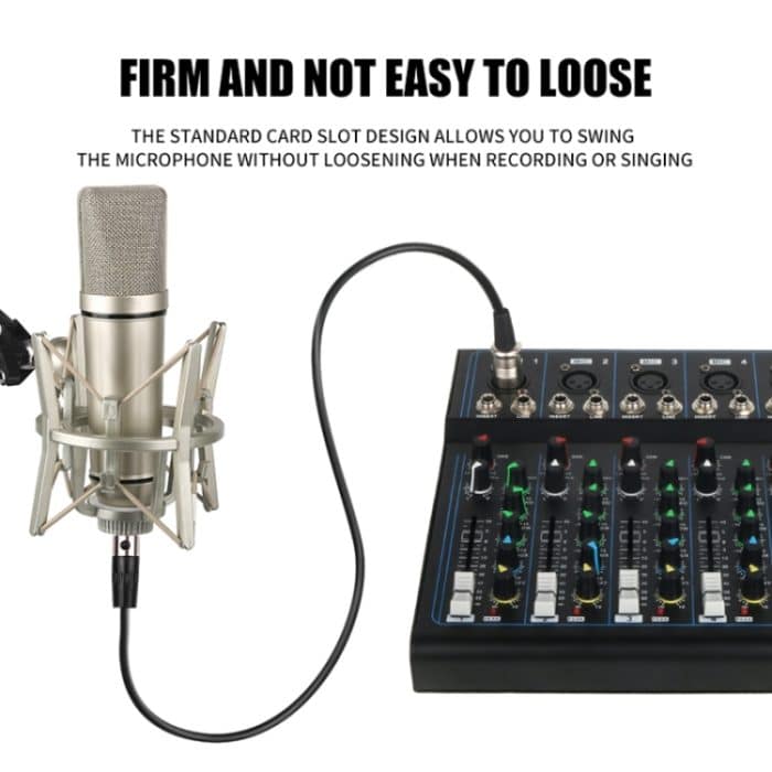 Xlrmini Caron-Buchse auf Mini-Buchse, Ausgleichskabel für 48 V Soundkarte, Mikrofon, Audiokabel, Länge:, 0.5m, 1m, 1.5m, 2m, 3m, 5m, 10m – Bild 6