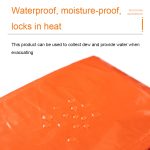 Tragbares dreieckiges Notfallzelt aus Aluminiumfolie für den Außenbereich – Bild 4