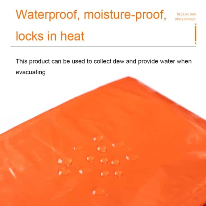 Tragbares dreieckiges Notfallzelt aus Aluminiumfolie für den Außenbereich – Bild 4