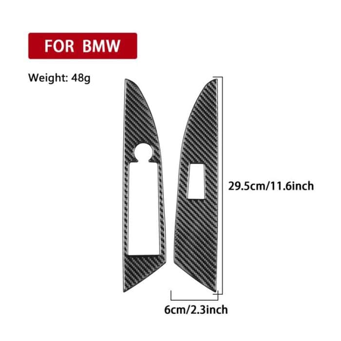 Für 2019-2024 BMW 8 Series G14 2 Stück/Set Linkslenker Glaslift Cabrio Aufkleber, Left-hand Drive – Bild 3