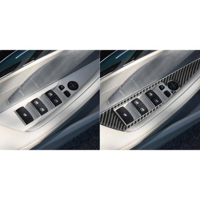 Für 2019-2024 BMW 8 Series G14 2 Stück/Set Linkslenker Glaslift Cabrio Aufkleber, Left-hand Drive – Bild 6