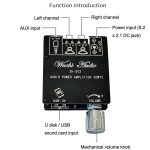 Mini-Bluetooth 5.1-Empfangs-Audiomodul mit Leistungsverstärker, digitaler D-Stereo-Zweikanal, ZK-LT21, ZK-152, ZK-152T, ZK-302, ZK-302T – Bild 3