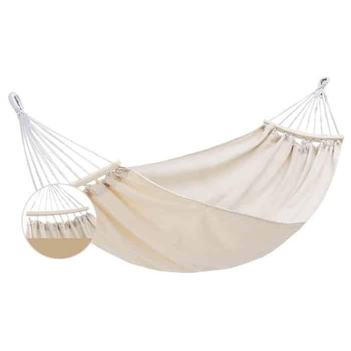 KLY829 Camping Indoor Hängematte Outdoor Swing, Stil:, Double Reinforcement Anti-rollover Beige, Single Reinforcement Anti-rollover Gray, Double Reinforcement Anti-rollover Gray, Classic Width 1m Beige, Width 1m Anti-rollover Beige – Bild 1