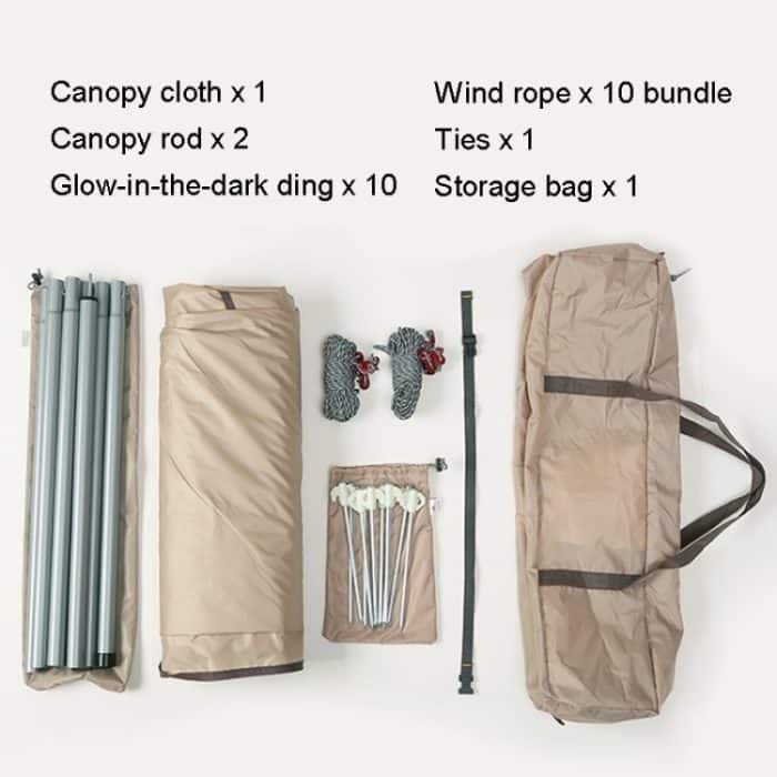 Outdoor-Campingzelt, Stil:, Vinyl Sunscreen Hexagon 4x3m Gold, Vinyl Sunscreen Hexagon 4.5x4.2m Gold, Vinyl Sunscreen Hexagon 5.5x4.4m Gold, Vinyl Sunscreen Hexagon 4x3m Sky Blue, Vinyl Sunscreen Hexagon 4.5x4.2m Sky Blue... – Bild 2