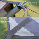 Outdoor-Campingzelt, Stil:, Vinyl Sunscreen Hexagon 4x3m Gold, Vinyl Sunscreen Hexagon 4.5x4.2m Gold, Vinyl Sunscreen Hexagon 5.5x4.4m Gold, Vinyl Sunscreen Hexagon 4x3m Sky Blue, Vinyl Sunscreen Hexagon 4.5x4.2m Sky Blue... – Bild 3