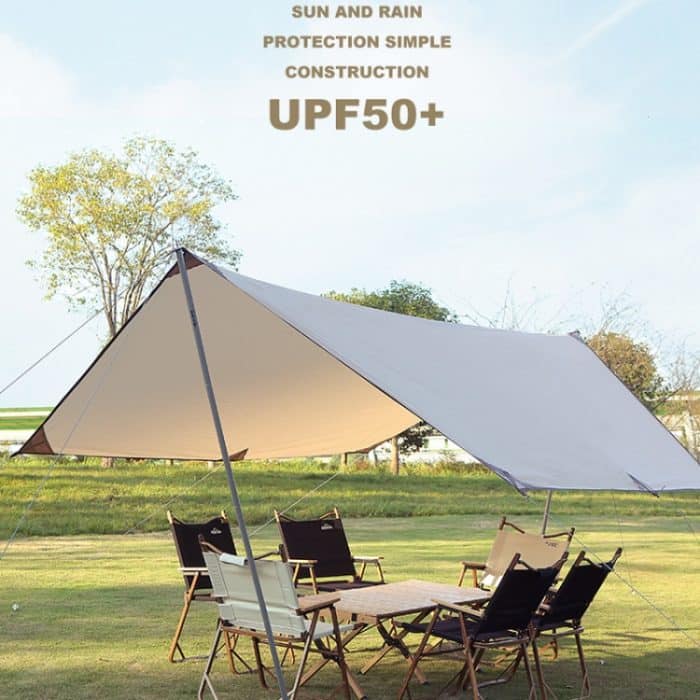 Outdoor-Campingzelt, Stil:, Vinyl Sunscreen Hexagon 4x3m Gold, Vinyl Sunscreen Hexagon 4.5x4.2m Gold, Vinyl Sunscreen Hexagon 5.5x4.4m Gold, Vinyl Sunscreen Hexagon 4x3m Sky Blue, Vinyl Sunscreen Hexagon 4.5x4.2m Sky Blue... – Bild 6