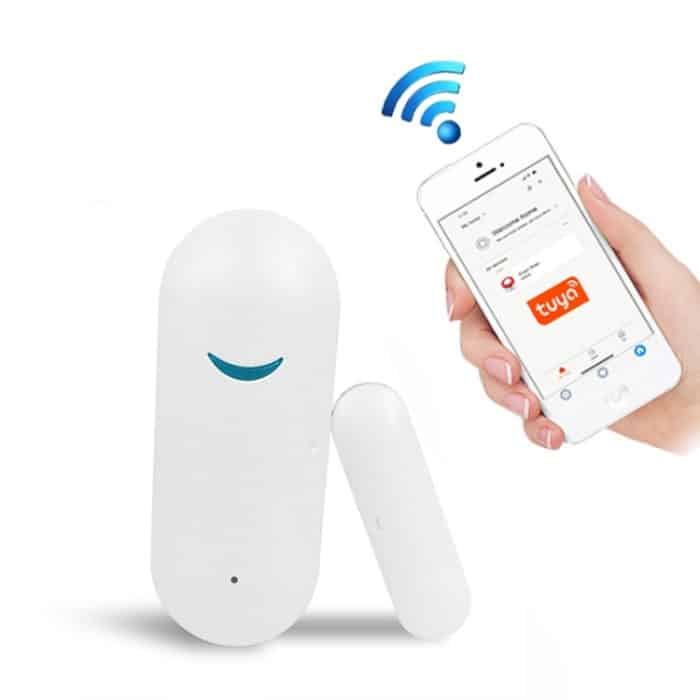 Tuya WiFi Tür Magnetsensor Remote Intelligent Linkage Doors Windows Switch Anti-Alarm APP Erinnerungsalarm – Bild 2