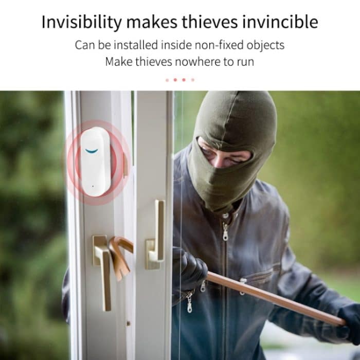 Tuya WiFi Tür Magnetsensor Remote Intelligent Linkage Doors Windows Switch Anti-Alarm APP Erinnerungsalarm – Bild 3