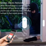 Tuya WiFi Tür Magnetsensor Remote Intelligent Linkage Doors Windows Switch Anti-Alarm APP Erinnerungsalarm – Bild 7
