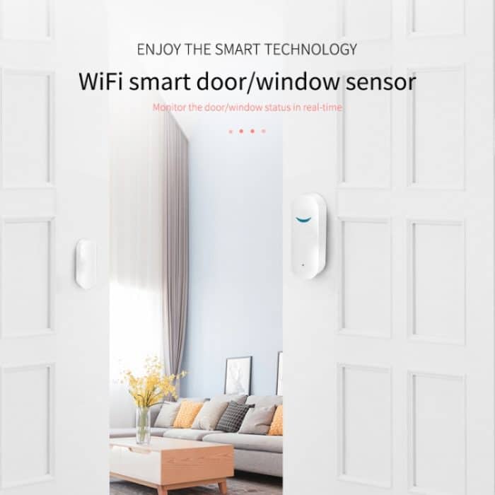 Tuya WiFi Tür Magnetsensor Remote Intelligent Linkage Doors Windows Switch Anti-Alarm APP Erinnerungsalarm – Bild 8