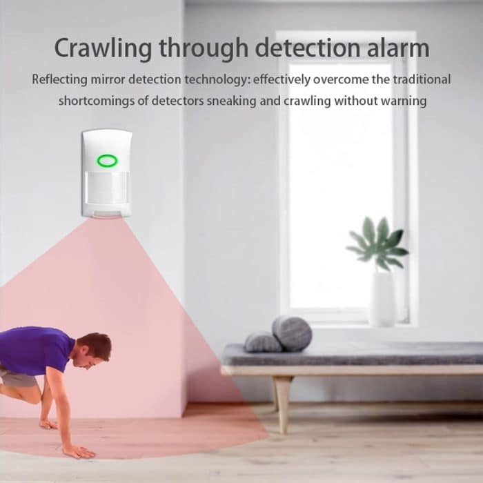Tuya Smart App WiFi Infrarot-Alarm Smart Home Menschlicher Körper Infrarot-Detektor PIR – Bild 9