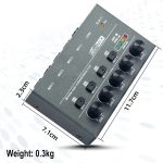 Mit Einkanal-Stereo-Umschaltung, Mini-Signal-Hybrid-Klein-Audio, 4 Way mixer, 6 Way Mixer, 8 Way Mixer – Bild 2
