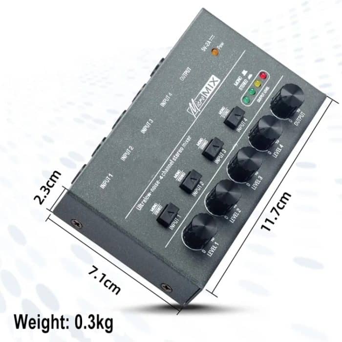 Mit Einkanal-Stereo-Umschaltung, Mini-Signal-Hybrid-Klein-Audio, 4 Way mixer, 6 Way Mixer, 8 Way Mixer – Bild 2