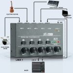Mit Einkanal-Stereo-Umschaltung, Mini-Signal-Hybrid-Klein-Audio, 4 Way mixer, 6 Way Mixer, 8 Way Mixer – Bild 3