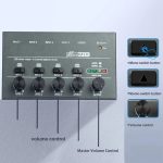 Mit Einkanal-Stereo-Umschaltung, Mini-Signal-Hybrid-Klein-Audio, 4 Way mixer, 6 Way Mixer, 8 Way Mixer – Bild 6