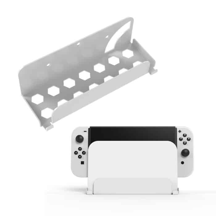 TBD0603376101A.jpg Für Switch OLED-Spielekonsole JYS Wandhalterung, Iron White, Iron Black – Bild 1