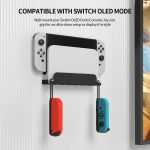 Für Switch OLED-Spielekonsole JYS Wandhalterung, Iron White, Iron Black – Bild 6