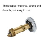 005 2 Stück Waschbecken-Sprungkern, Push-Typ-Deodorant-Ablaufstopfen, Waschbecken-Zubehör, Cap, Gray, Silver Gray, Rose Gold – Bild 5