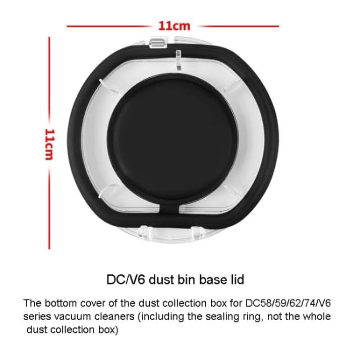 Ersatzzubehör für Staubsauger, For Dyson V6 Dust Bin Base Lid, For Dyson V7 V8 Dust Bin Base Lid, For Dyson V10 V11 Dust Bin Base Lid, For Dyson V10 Dust Bin Sealing Ring, For Dyson V11 Dust Bin Sealing Ring, For Dyson V10 V12 Slim Dust Bin Sealing Ring – Bild 2