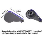 Saugkopf-Seitenabdeckung aus weichem Samt für Staubsauger, For Dyson V7 V8 V10 V11 V15, For Dyson Slim Light Version – Bild 4