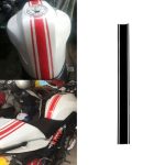 5 Stück 50 cm DIY Tankdeckel Reflektierende Aufkleber für Auto und Motorrad