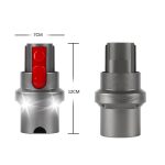 Für Dyson V7 V8 V10 V11 V15 Staubsauger-Saugkopfadapter mit LED-Licht – Bild 2