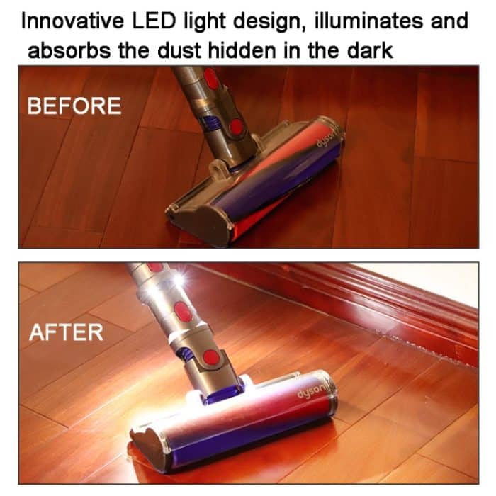 Für Dyson V7 V8 V10 V11 V15 Staubsauger-Saugkopfadapter mit LED-Licht – Bild 4