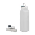 Outdoor-Sport, tragbarer Silikon-Faltwasserbecher, minimalistische Reise-Milchflasche mit großer Kapazität, 600ml