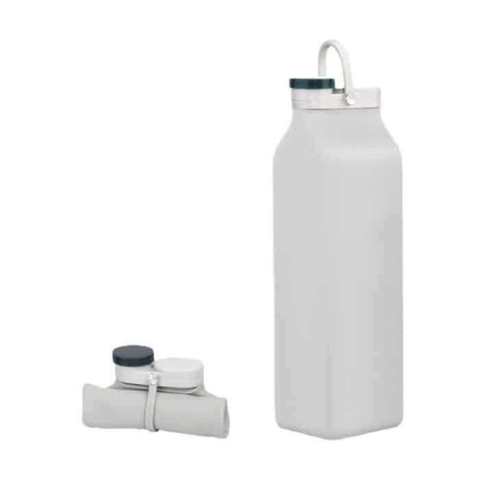 TBD0603388301A.jpg Outdoor-Sport, tragbarer Silikon-Faltwasserbecher, minimalistische Reise-Milchflasche mit großer Kapazität, 600ml – Bild 1