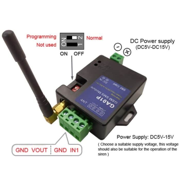 GA01P 2G Mini Intelligentes Abschalten / Stromausfall SMS-Telefonalarm – Bild 4