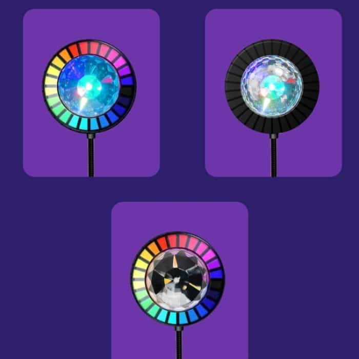 MS-201 USB Magic Ball Star Projektion Licht Fahrzeug Auto Atmosphäre Licht Unterstützung APP Steuerung – Bild 3