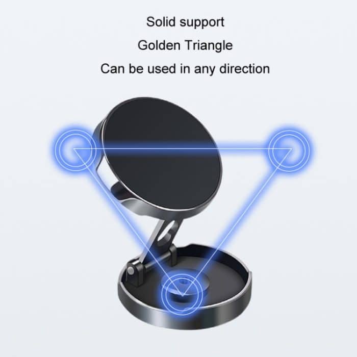 Multi-Winkel-Positionierung, zusammenklappbar, rund, magnetisch, mit Saugnapf – Bild 3