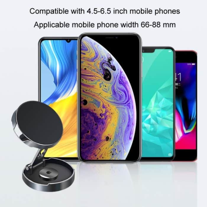 Multi-Winkel-Positionierung, zusammenklappbar, rund, magnetisch, mit Saugnapf – Bild 4