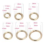 20 Stück Zinklegierung Federring Metall offene Tasche Gurtband Schlüsselanhänger, 3 Points Silver, 4 Points Silver, 4 Points Light Gold, Inch 2 Black, 3 Points Light Gold, 3 Point Black, 4 Points Black, 5 Points Light Gold, 5 Points Black, 5 Points Sil... – Bild 2