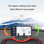 Auto Mittelkonsole Handy Anti-Rutsch-Matte Temporäres Parken Nummernschild, Number Plate+Bracket Mat – Bild 5