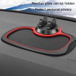 Auto Mittelkonsole Handy Anti-Rutsch-Matte Temporäres Parken Nummernschild, Number Plate+Bracket Mat – Bild 6